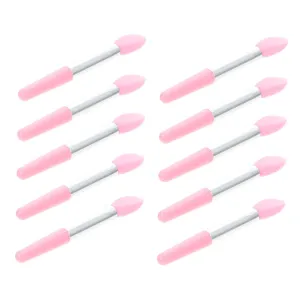 10pcs Silicone Lip Brush for Makeup Versatile Eyeshadow Applicators Skin-friendly and Easy to Clean Portable Tools for Daily Use and Lip Care