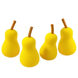 4 Pcs, Makeup Blender Sponge For Liquid, Foundation Sponge For Base,Beauty Blending Makeup Puff,Super Soft 4 Pcs-Fruit Series Boxed Makeup Sponge