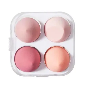 4 Pcs, Makeup Blender Sponge For Liquid, Foundation Sponge For Base,Beauty Blending Makeup Puff,Super Soft 4 Pcs-Panel Boxed Beauty