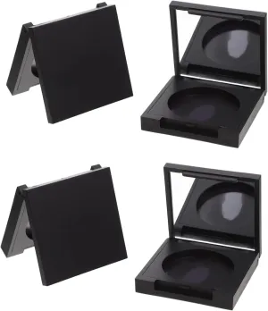 4pcs Blush Box Eyeshadow Box Refillable Eyeshadow Makeup Pallet Eyeshadow Powder Clear Empty Eyeshadow Organizer Blush Case Empty Highlighter Case Square Eyeshadow Palette Plastic, QUA031DUU23IY00GMEYF