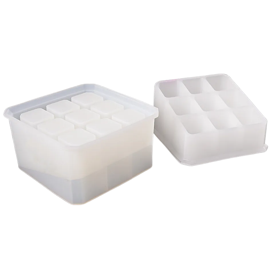 9 Slots Holder Silicone Mold
