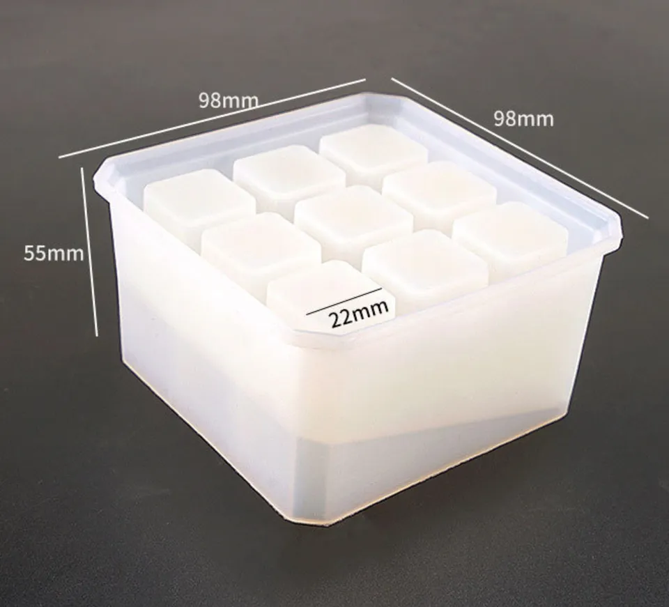 9 Slots Holder Silicone Mold