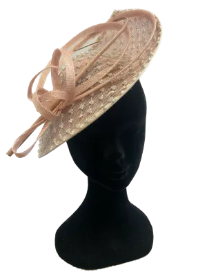 Blush Pink Diamante Halo Fascinator