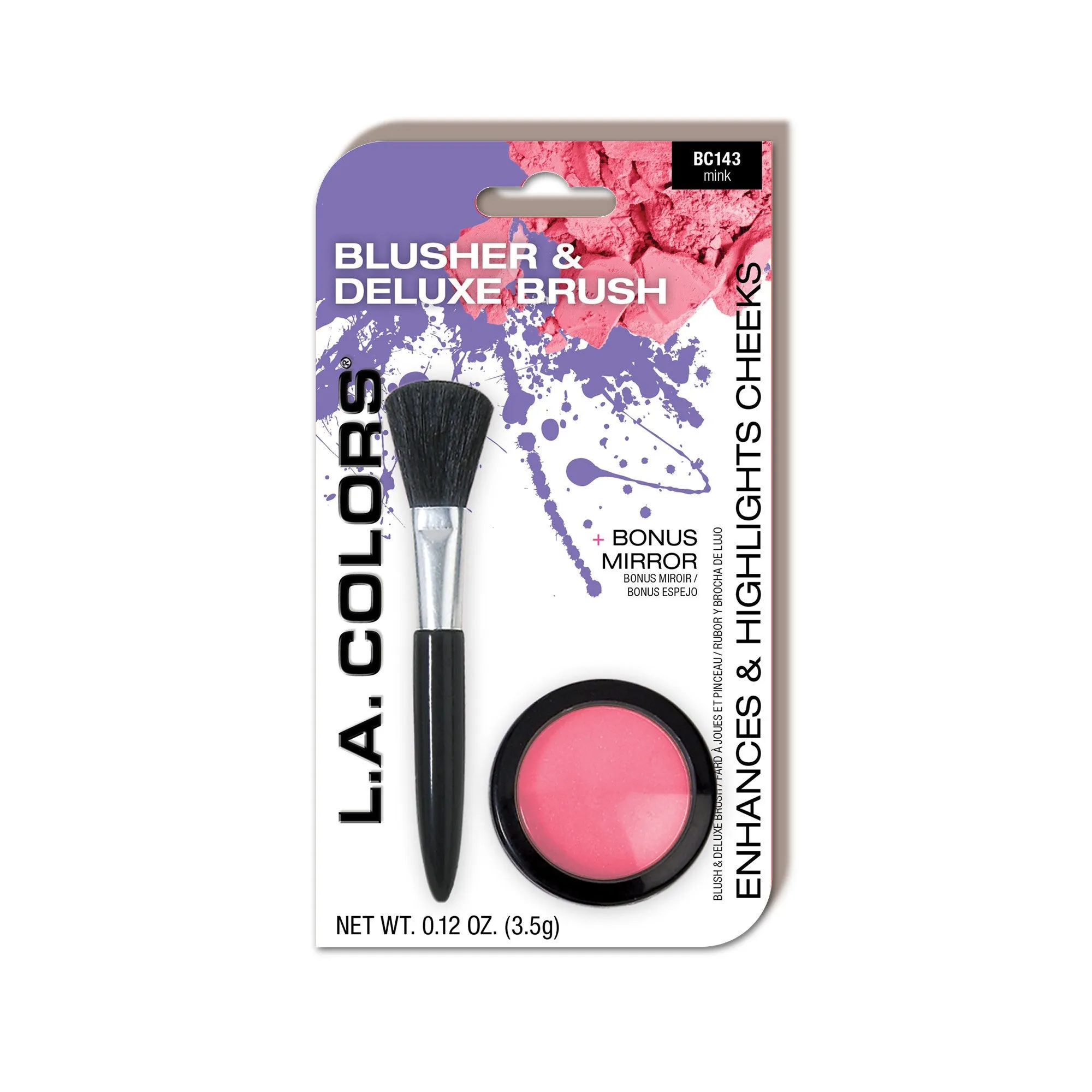 Blusher & Deluxe Brush (carded)