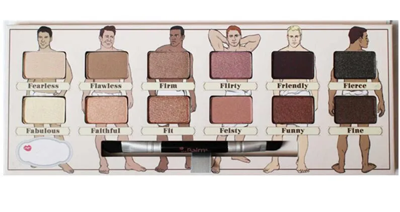 Brand Dude Makeup Cosmetics 12 Color Volume 2 Eyeshadow Pallette