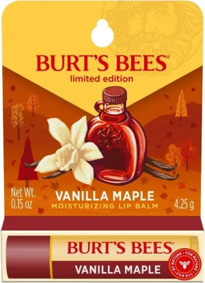 Burt's Bees Vanilla Maple Lip Balm in Blister Box 0.15 oz Lip Balm