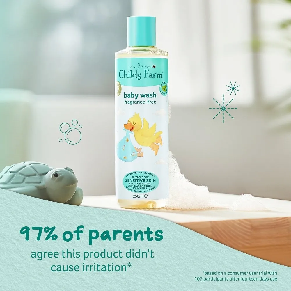 Childs Farm Fragrance-free Baby Wash 250ml