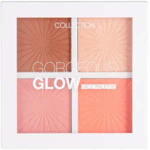 Collection Cosmetics Gorgeous Glow Face 4 Colour Blush Palette