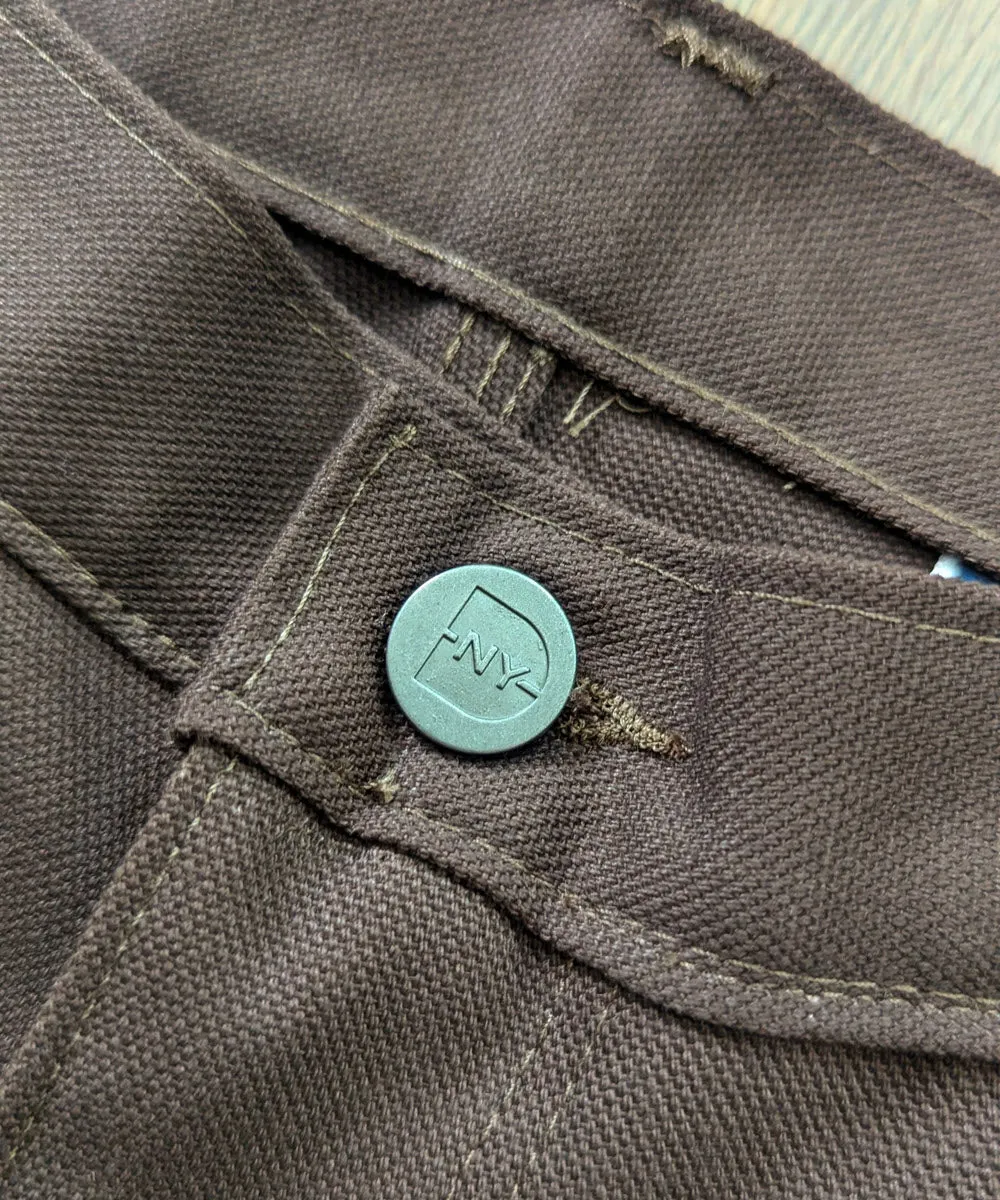 Dave&#39;s New York Foundation Pant (Double Front) - Dark Brown