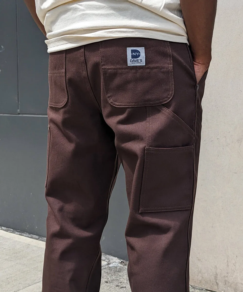 Dave&#39;s New York Foundation Pant (Double Front) - Dark Brown