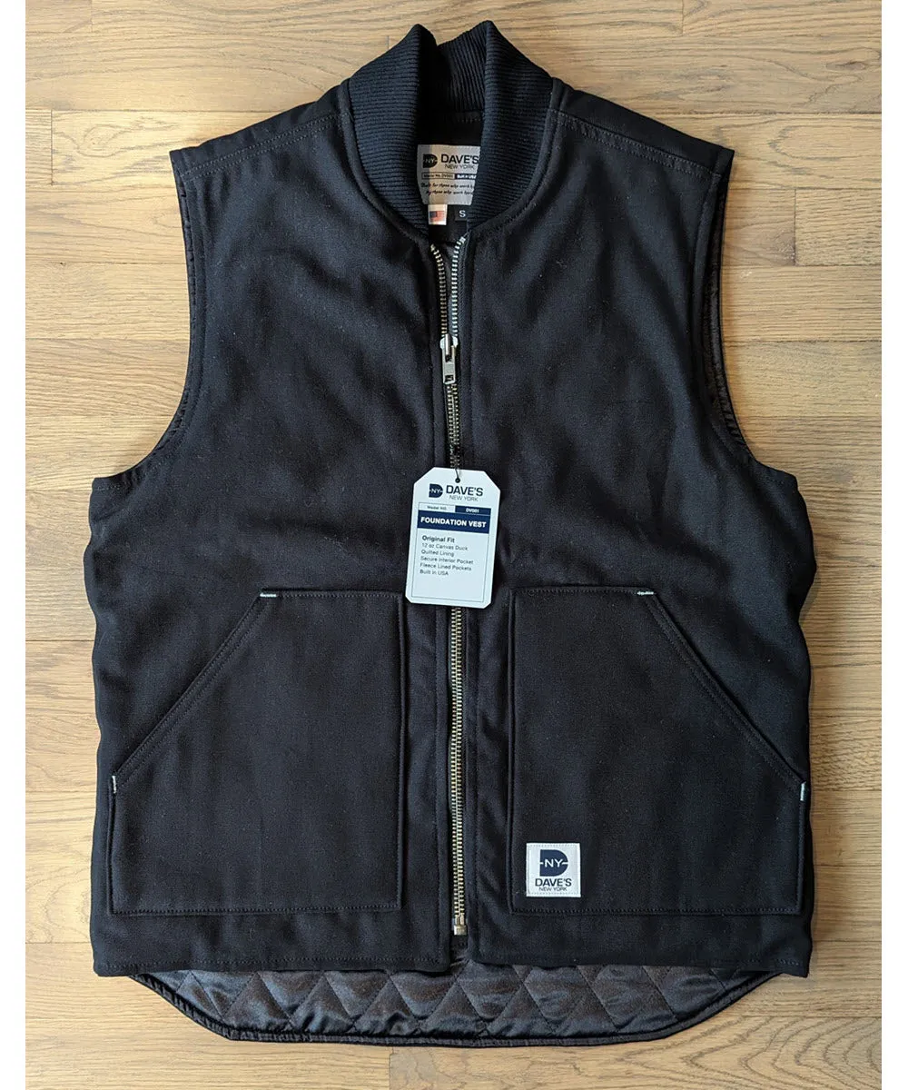 Dave&#39;s New York Foundation Vest - Black