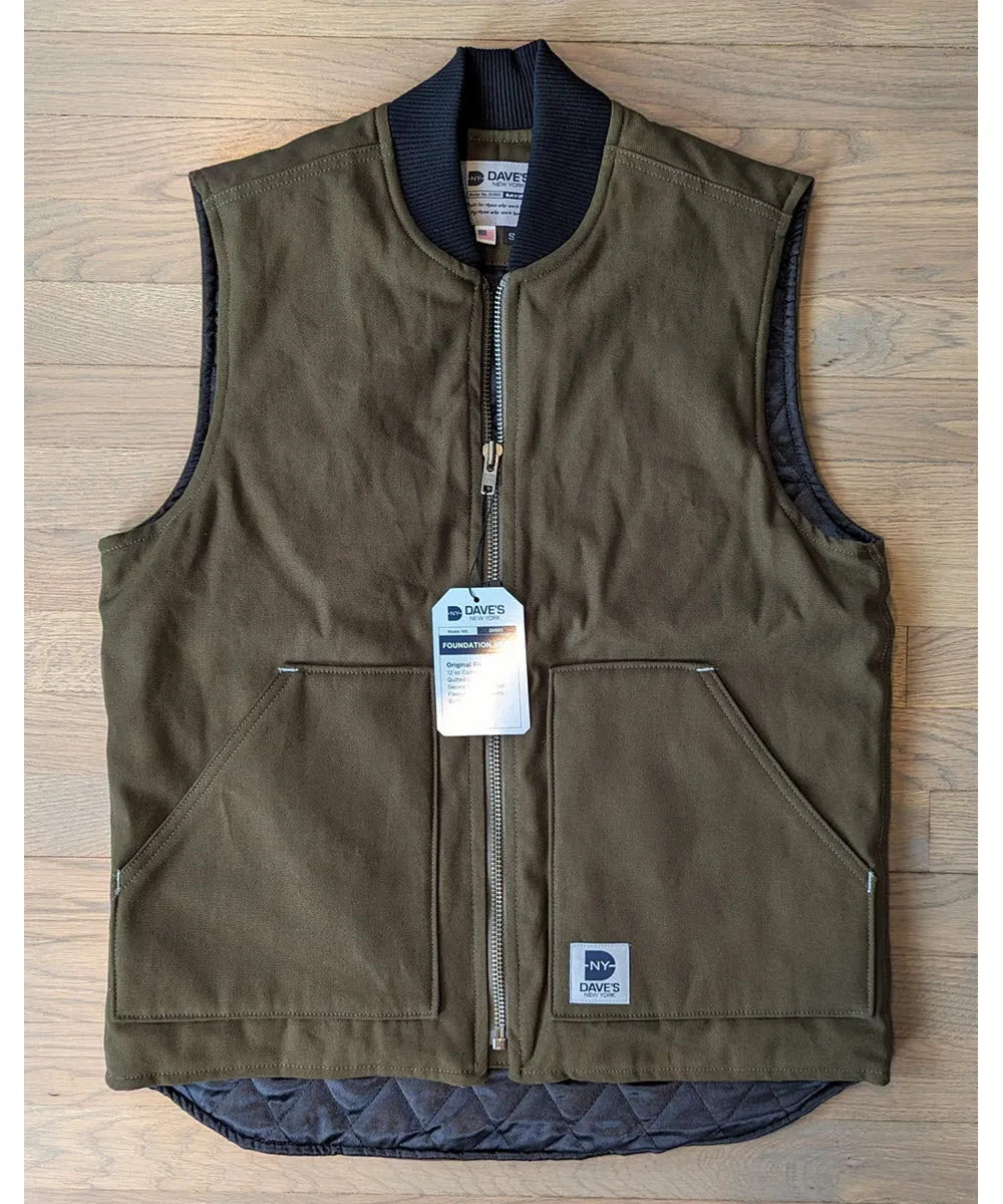 Dave&#39;s New York Foundation Vest - Olive