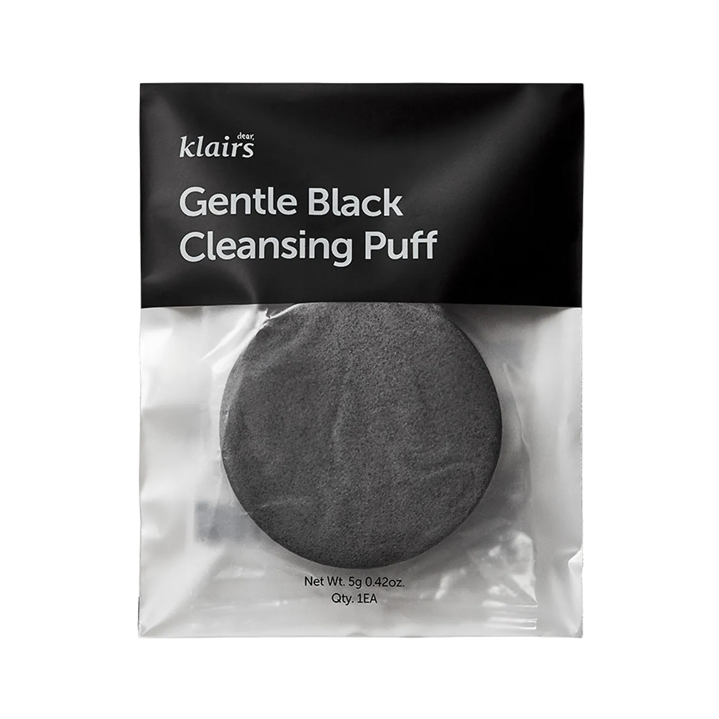Gentle Black Cleansing Puff