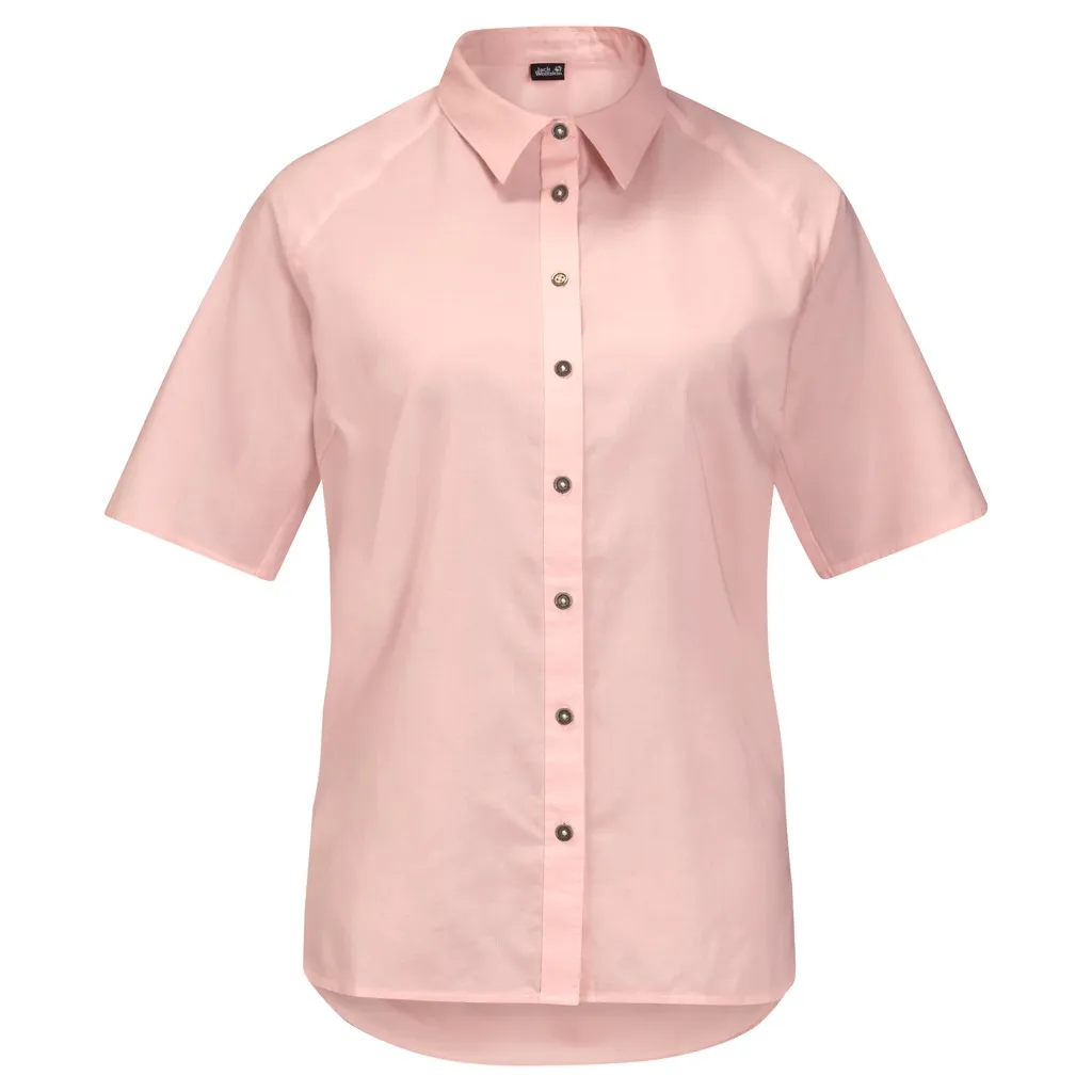 Jack Wolfskin Women&#x27;s Nata River Shirt Blush Pink Stripes | Buy Jack Wolfskin Women&#x27;s Nata River Shirt Blush Pink Stripes here | Outnorth
