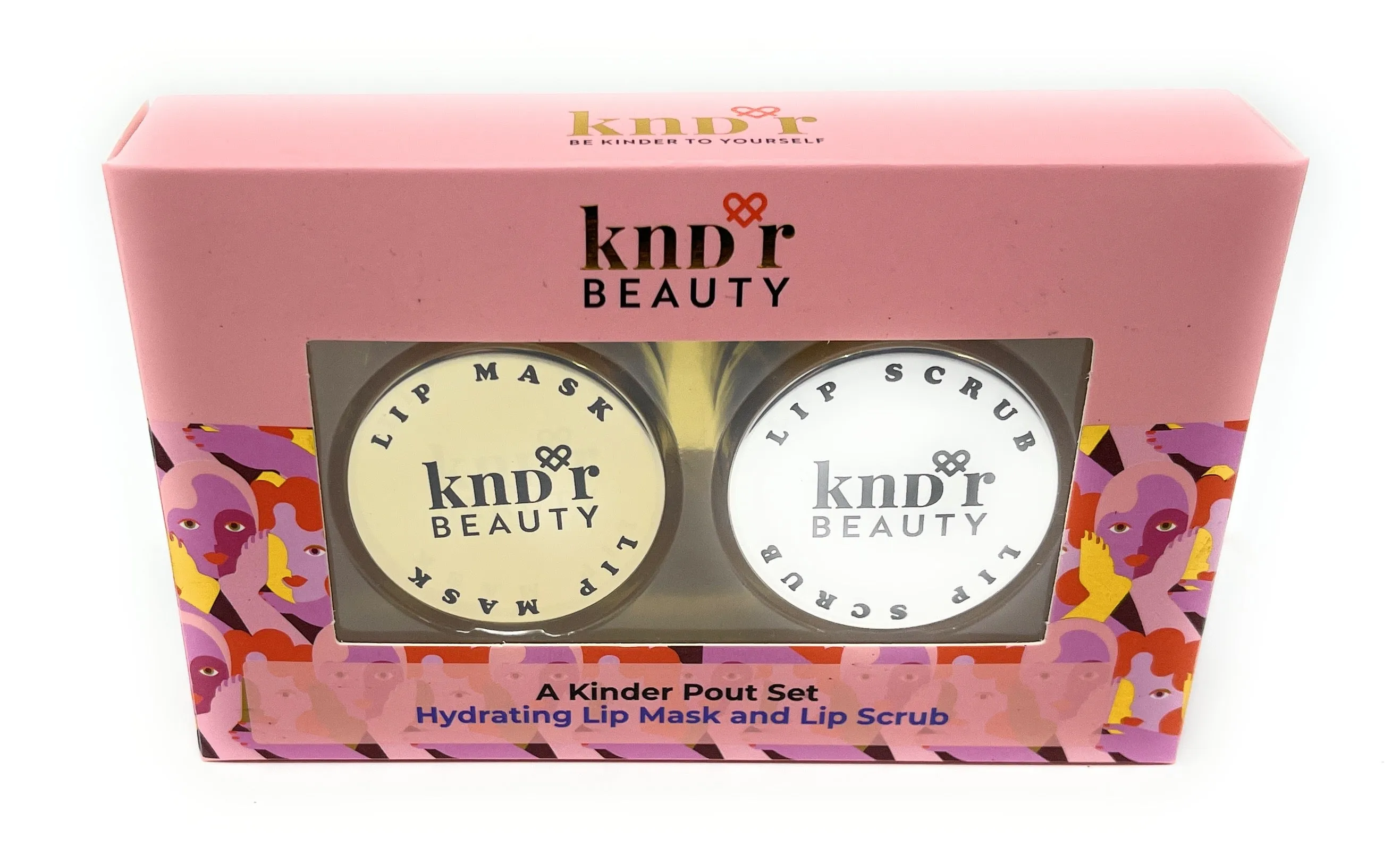 KNDR Beauty Lip Mask and Lip Scrub A Kinder Pout Set