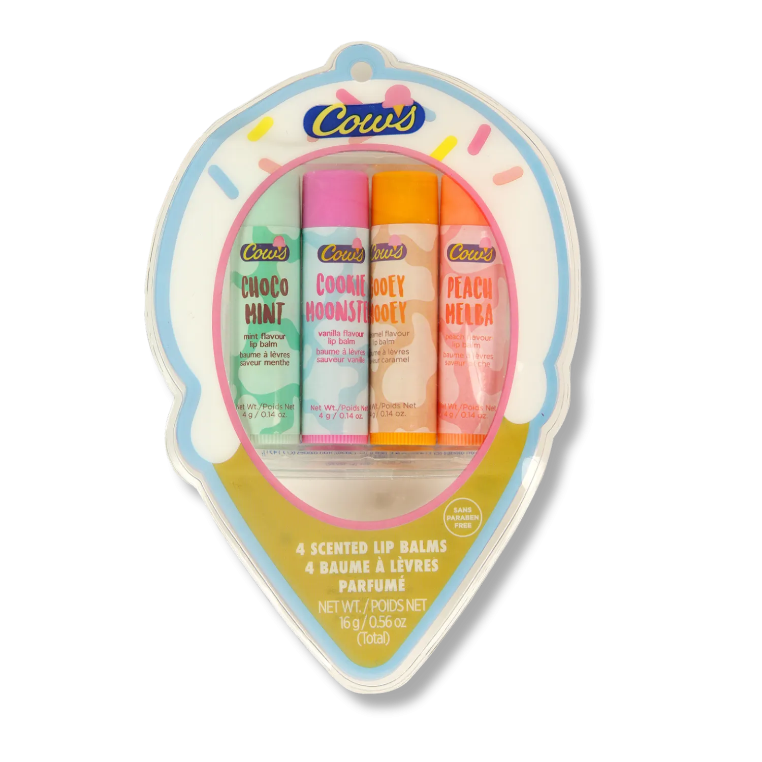 Lip Balm 4 Pack - Cone