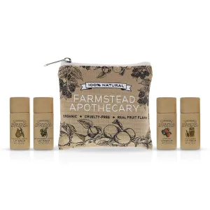 Lip Balm Gift Set- Fabric Pouch