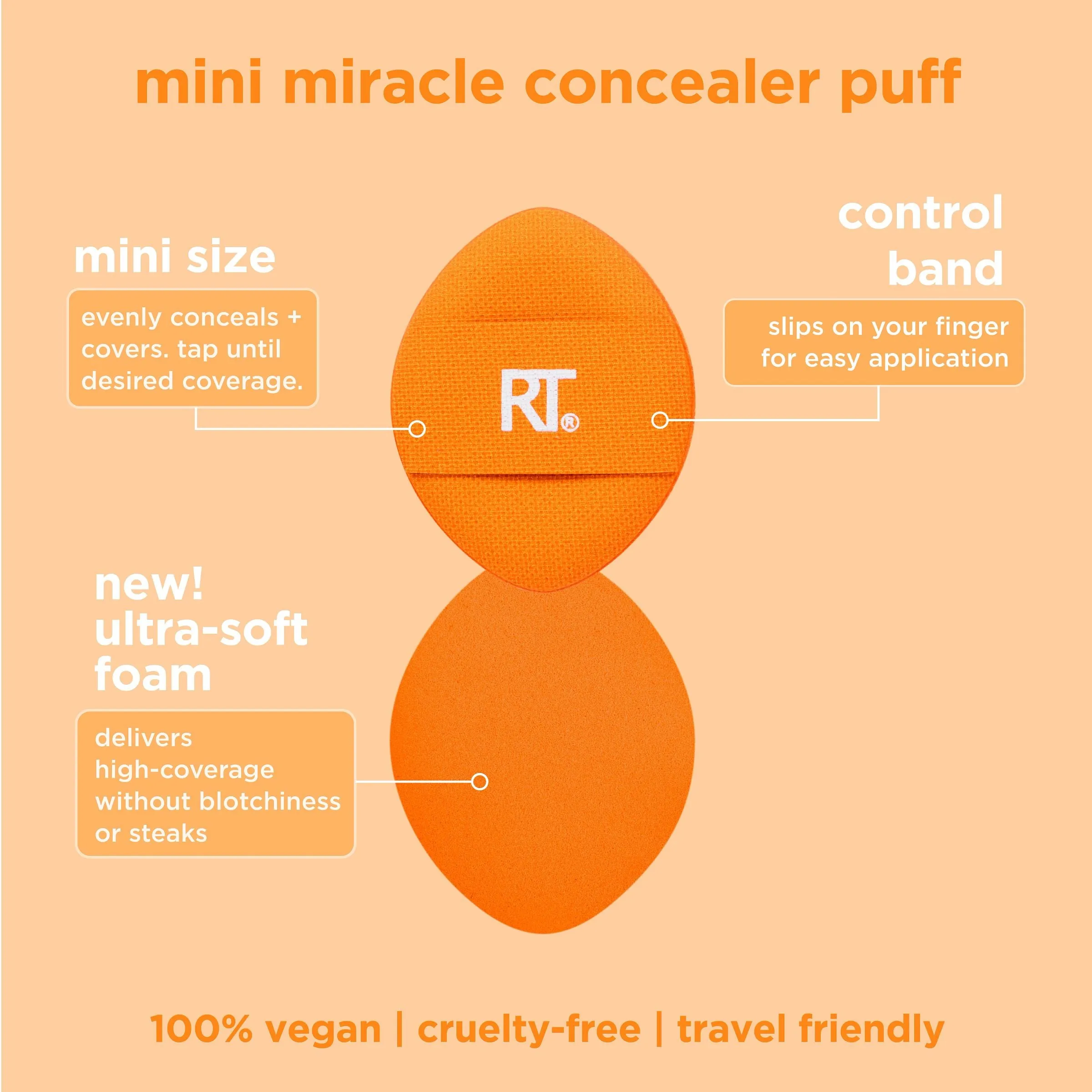 Mini Miracle Concealer Puff Trio