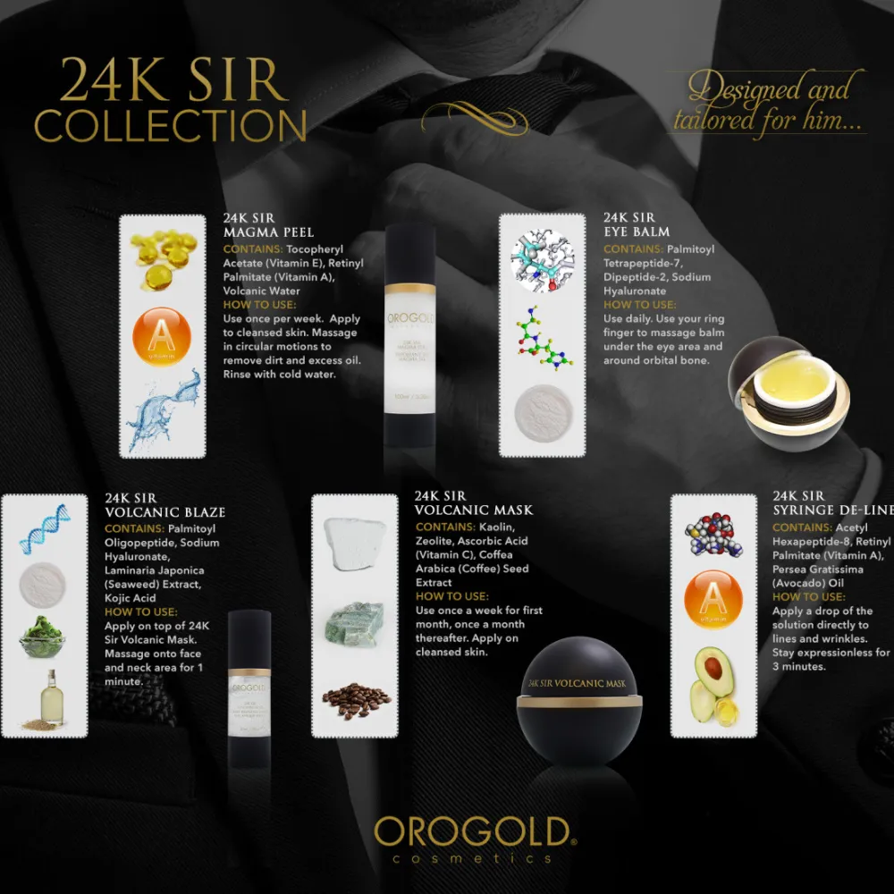 Orogold Exclusive Sir 24K Magma Peel 100ml