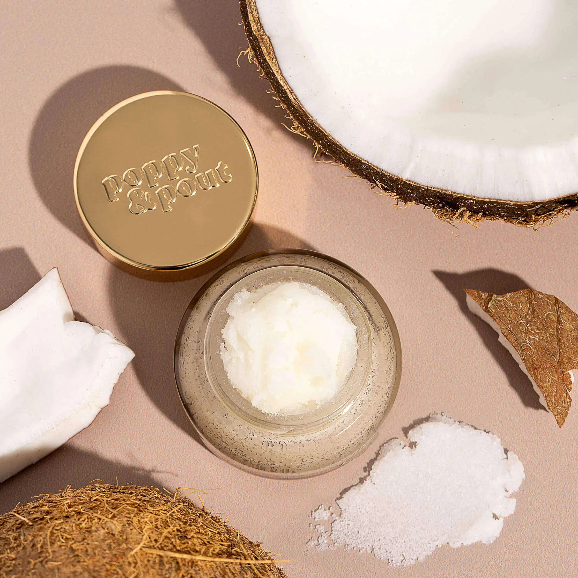 Poppy & Pout Lip Scrub Island Coconut