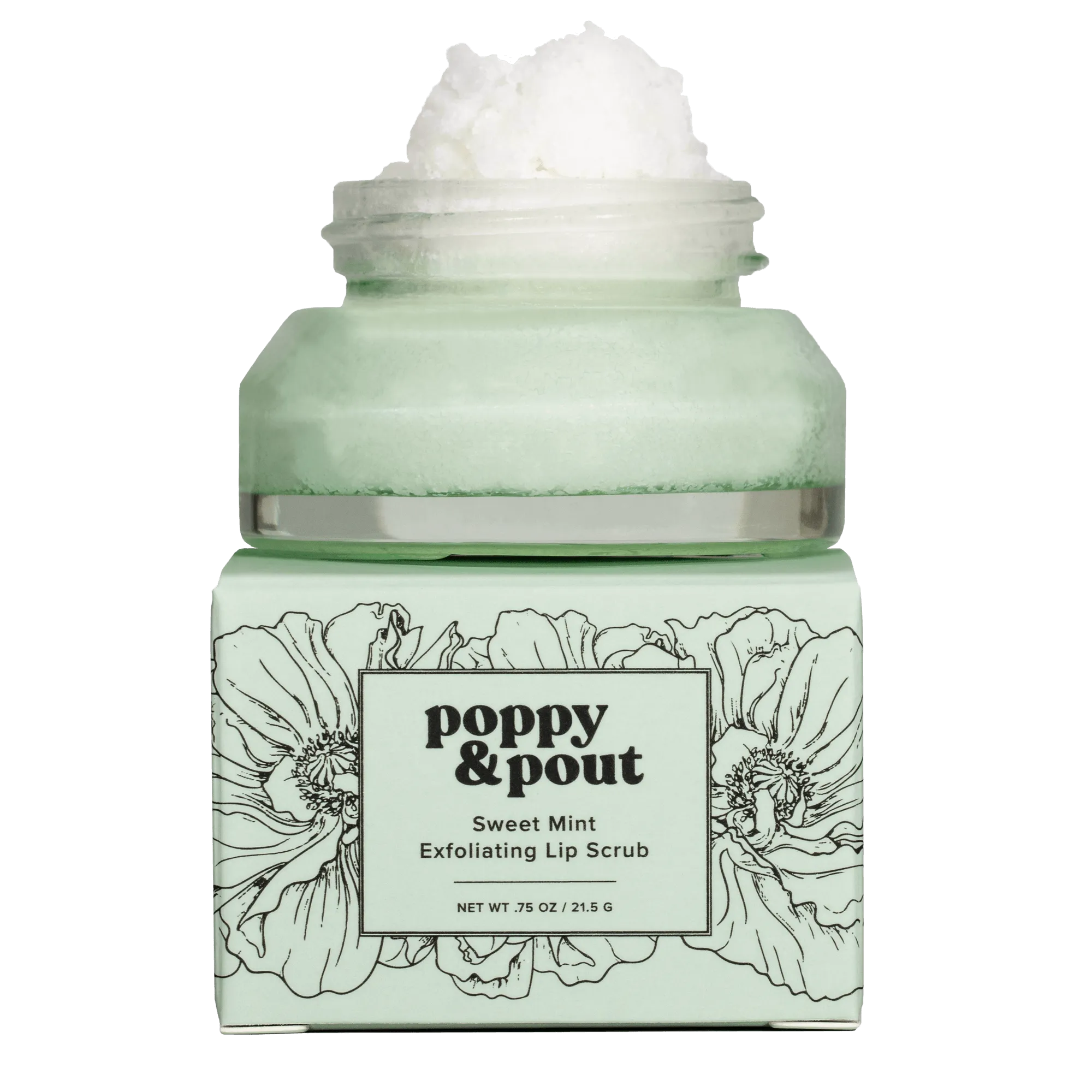 Poppy & Pout Lip Scrub Sweet Mint