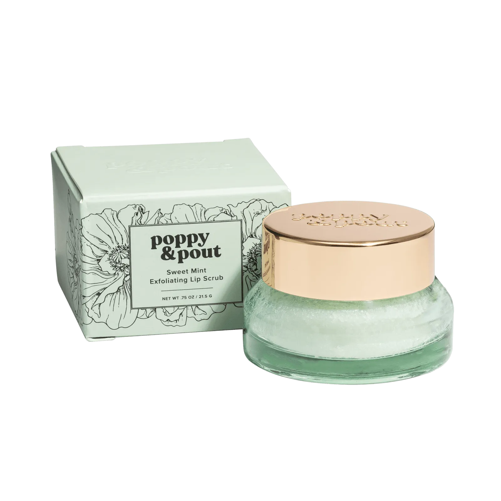 Poppy & Pout Lip Scrub Sweet Mint