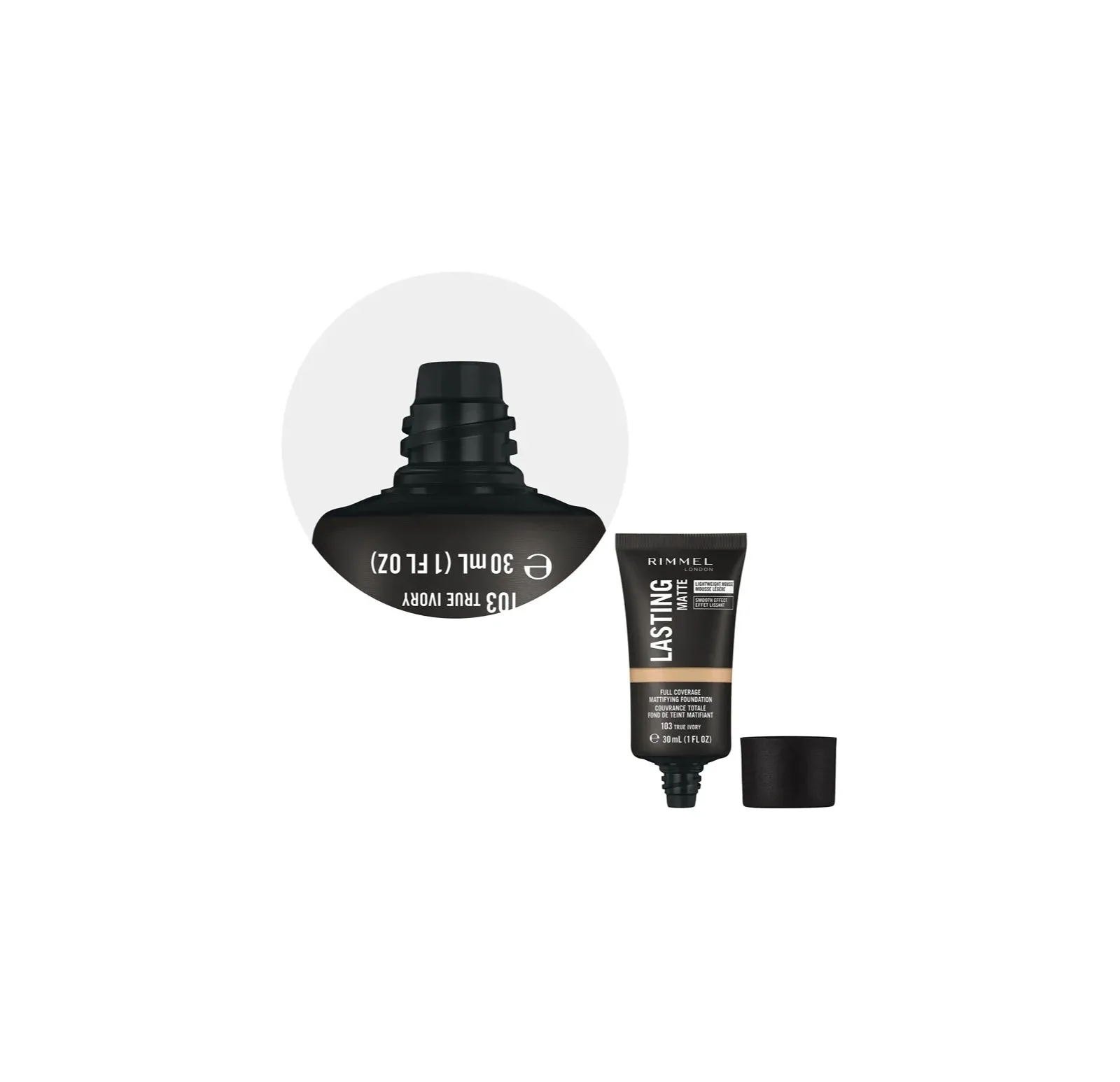 Rimmel Lasting Full Coverage Mattifying Foundation 103 True Ivory