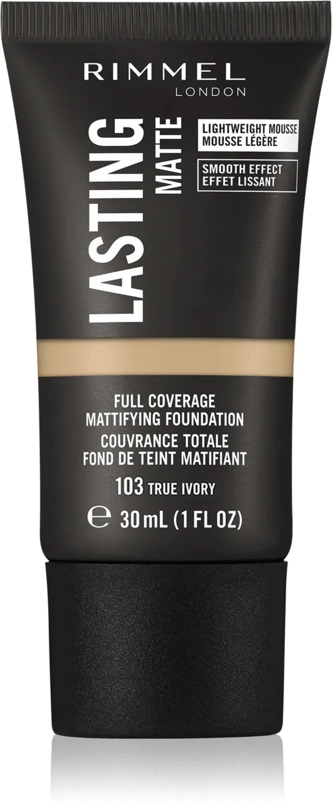 Rimmel Lasting Full Coverage Mattifying Foundation 103 True Ivory