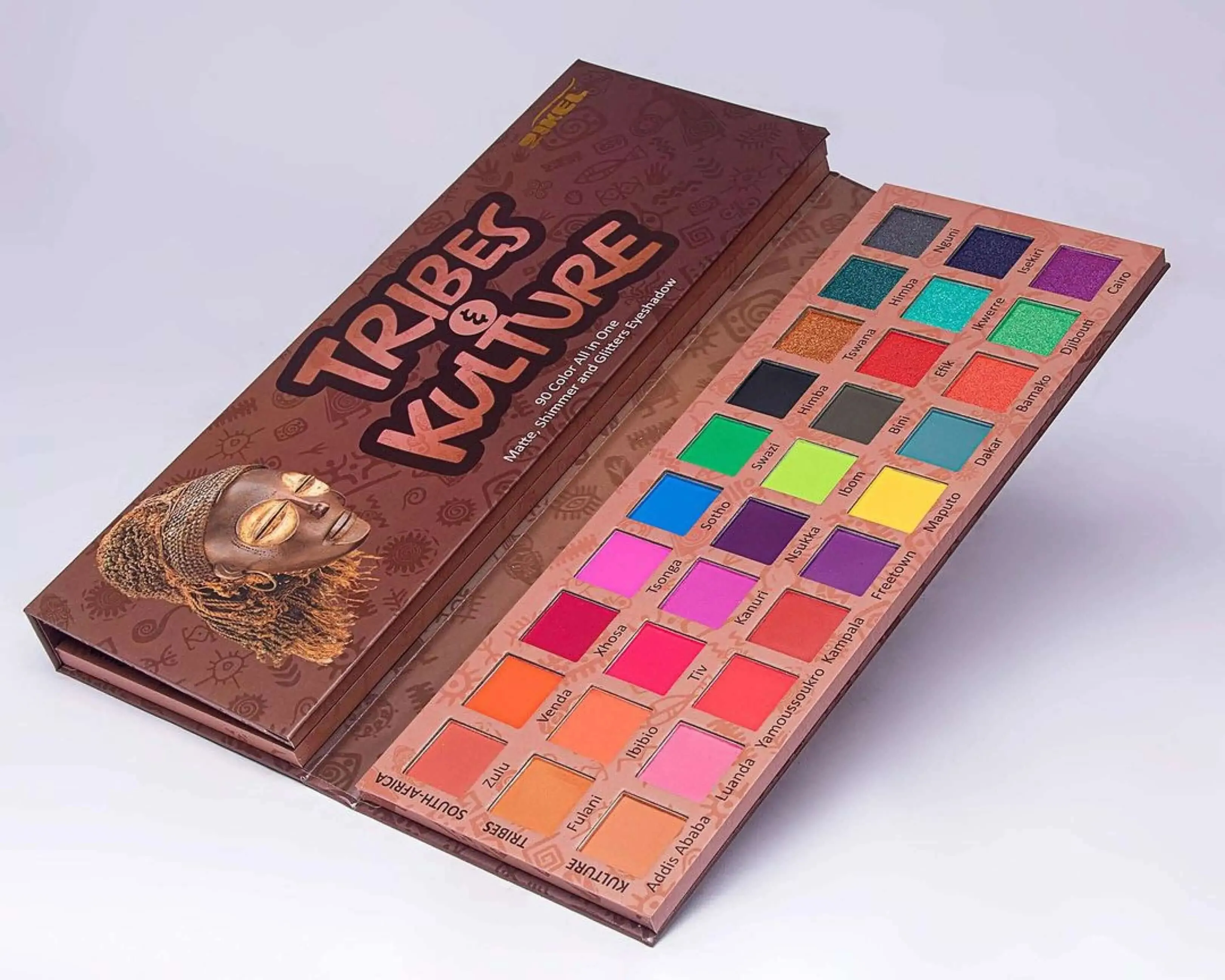 Zikel 90 Colour Tribes & Culture Eyeshadow Palette