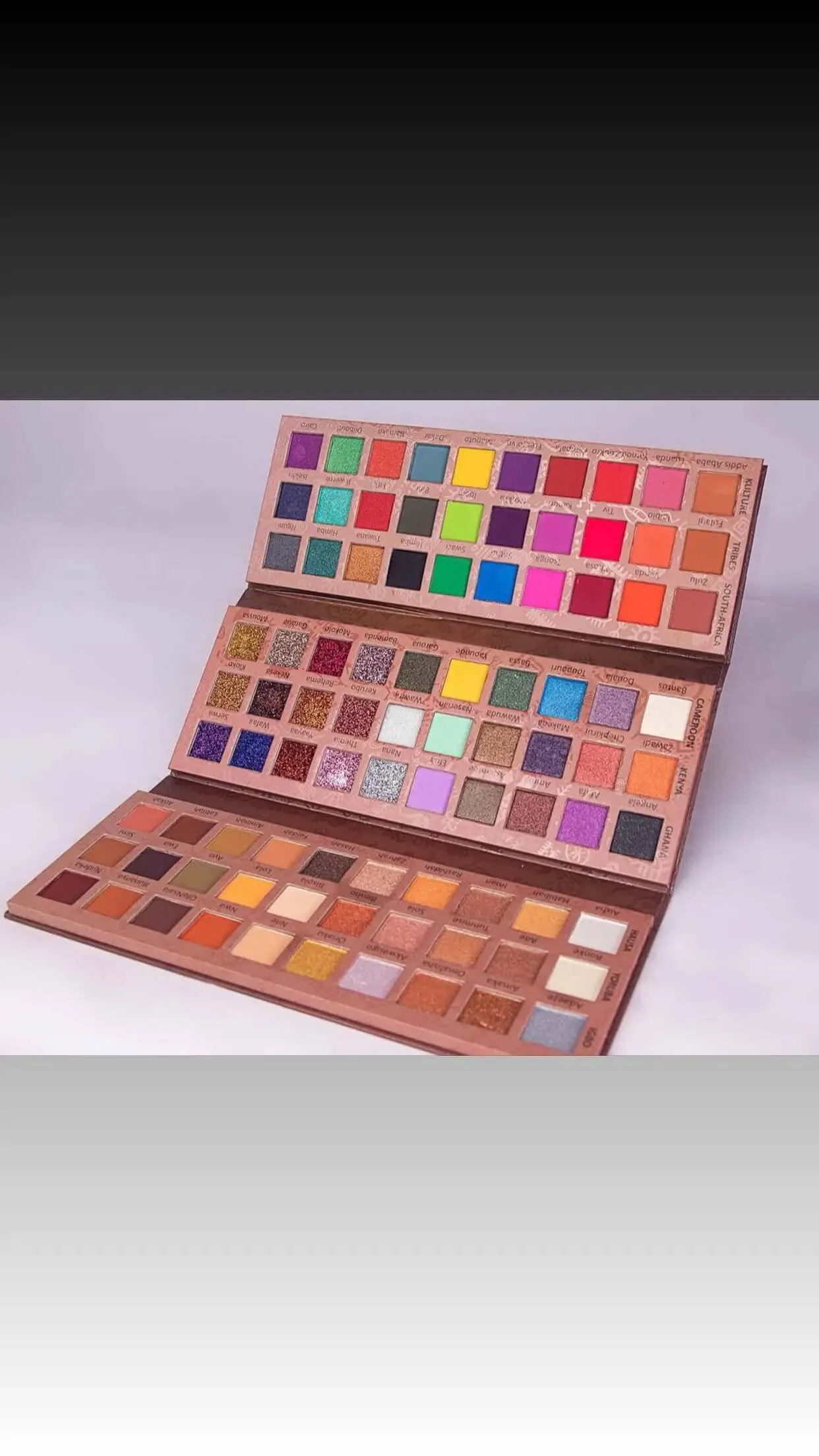 Zikel 90 Colour Tribes & Culture Eyeshadow Palette